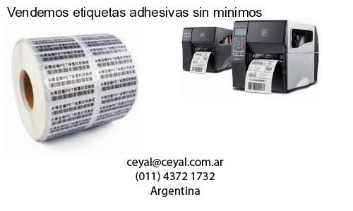 Vendemos etiquetas adhesivas sin minimos