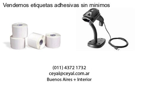 Vendemos etiquetas adhesivas sin minimos