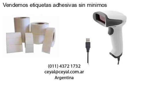 Vendemos etiquetas adhesivas sin minimos