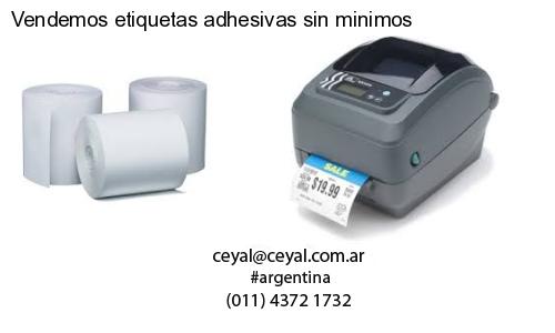 Vendemos etiquetas adhesivas sin minimos