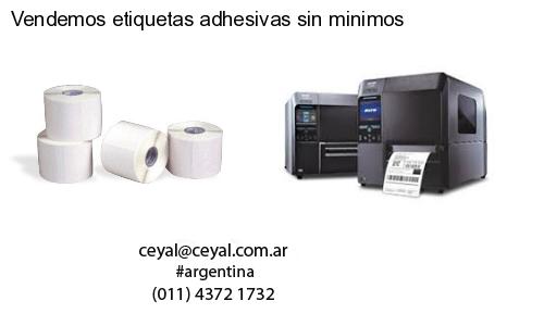 Vendemos etiquetas adhesivas sin minimos