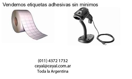 Vendemos etiquetas adhesivas sin minimos