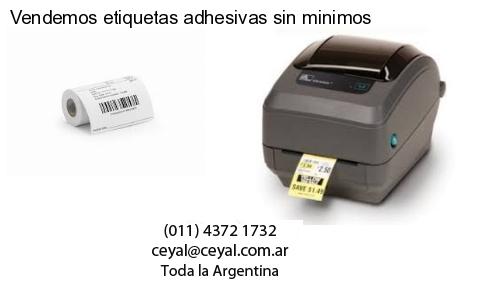 Vendemos etiquetas adhesivas sin minimos