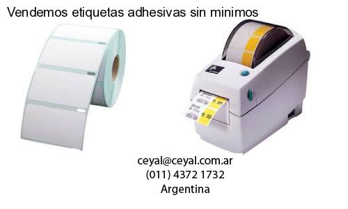Vendemos etiquetas adhesivas sin minimos
