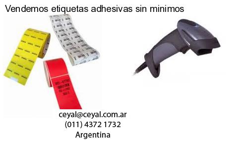 Vendemos etiquetas adhesivas sin minimos