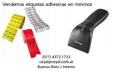 Vendemos etiquetas adhesivas sin minimos