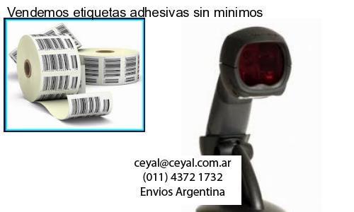 Vendemos etiquetas adhesivas sin minimos
