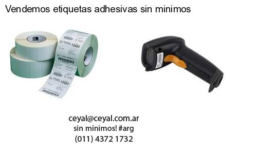 Vendemos etiquetas adhesivas sin minimos
