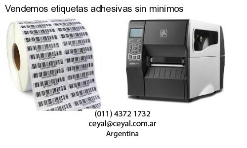 Vendemos etiquetas adhesivas sin minimos