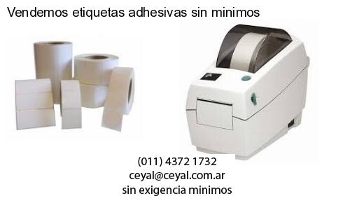 Vendemos etiquetas adhesivas sin minimos