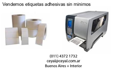 Vendemos etiquetas adhesivas sin minimos