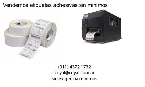 Vendemos etiquetas adhesivas sin minimos