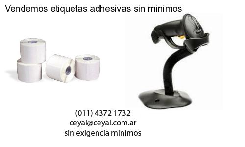 Vendemos etiquetas adhesivas sin minimos