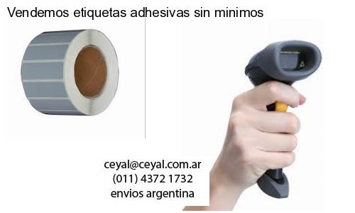 Vendemos etiquetas adhesivas sin minimos