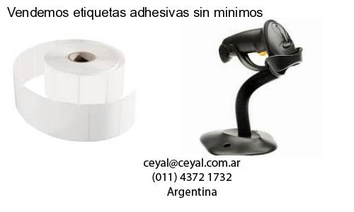 Vendemos etiquetas adhesivas sin minimos