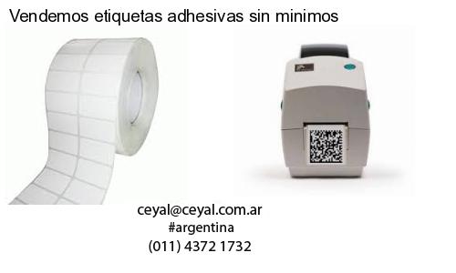 Vendemos etiquetas adhesivas sin minimos