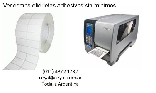 Vendemos etiquetas adhesivas sin minimos