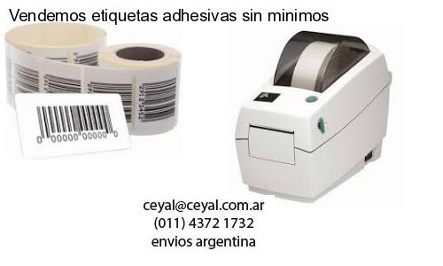 Vendemos etiquetas adhesivas sin minimos