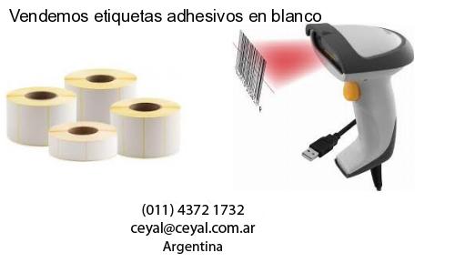 Vendemos etiquetas adhesivos en blanco