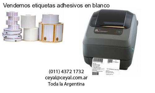 Vendemos etiquetas adhesivos en blanco