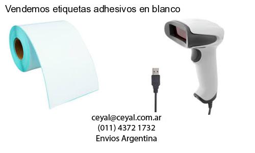 Vendemos etiquetas adhesivos en blanco