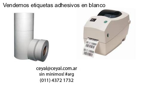Vendemos etiquetas adhesivos en blanco