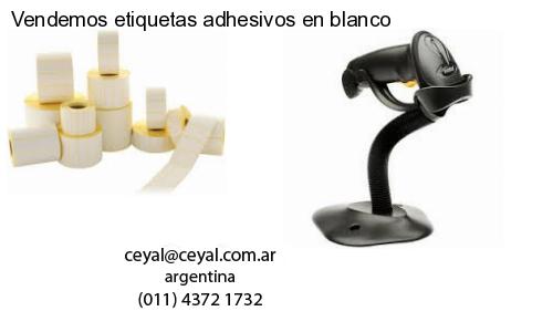 Vendemos etiquetas adhesivos en blanco