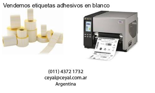 Vendemos etiquetas adhesivos en blanco
