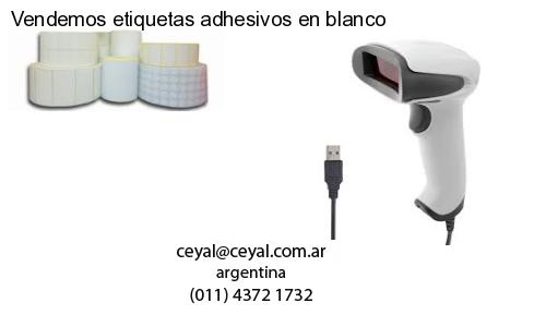 Vendemos etiquetas adhesivos en blanco