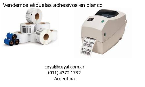 Vendemos etiquetas adhesivos en blanco