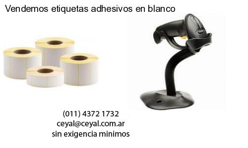 Vendemos etiquetas adhesivos en blanco