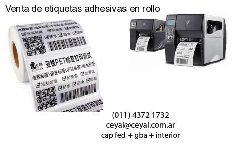 Venta de etiquetas adhesivas en rollo