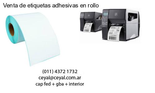 Venta de etiquetas adhesivas en rollo