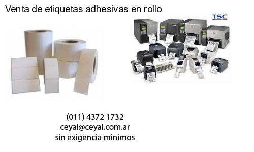 Venta de etiquetas adhesivas en rollo