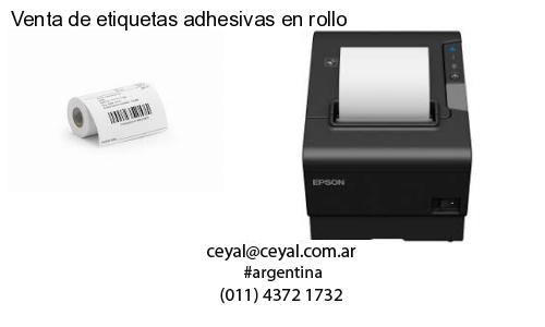 Venta de etiquetas adhesivas en rollo