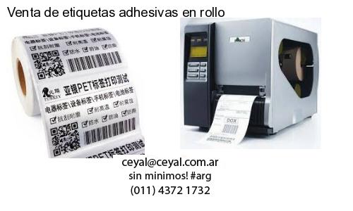 Venta de etiquetas adhesivas en rollo