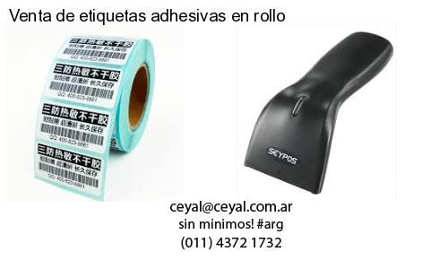 Venta de etiquetas adhesivas en rollo