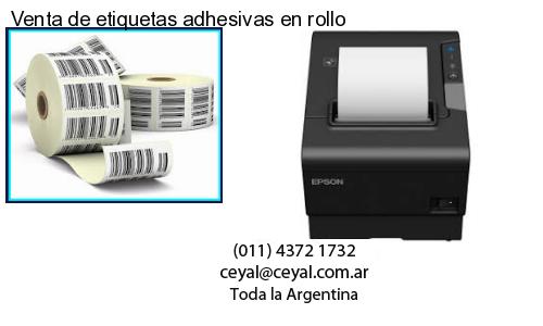 Venta de etiquetas adhesivas en rollo