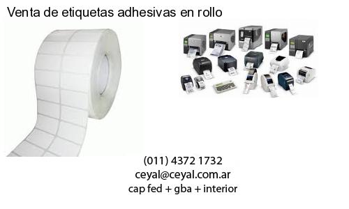 Venta de etiquetas adhesivas en rollo
