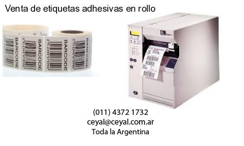 Venta de etiquetas adhesivas en rollo