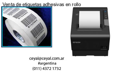 Venta de etiquetas adhesivas en rollo
