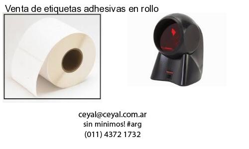 Venta de etiquetas adhesivas en rollo