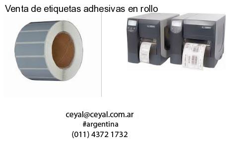 Venta de etiquetas adhesivas en rollo