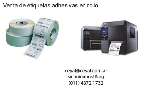 Venta de etiquetas adhesivas en rollo