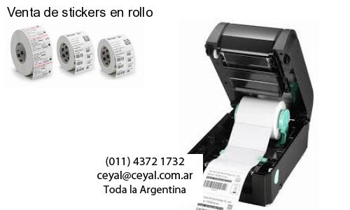 Venta de stickers en rollo