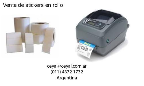 Venta de stickers en rollo