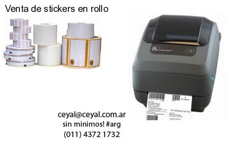 Venta de stickers en rollo