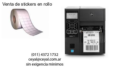 Venta de stickers en rollo