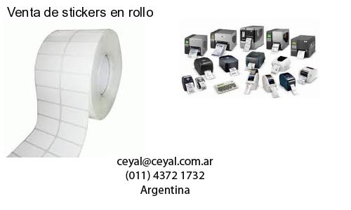 Venta de stickers en rollo