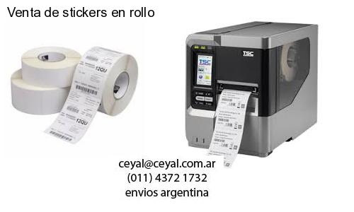 Venta de stickers en rollo